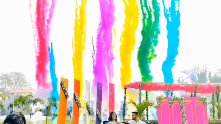 Professional firework display packages